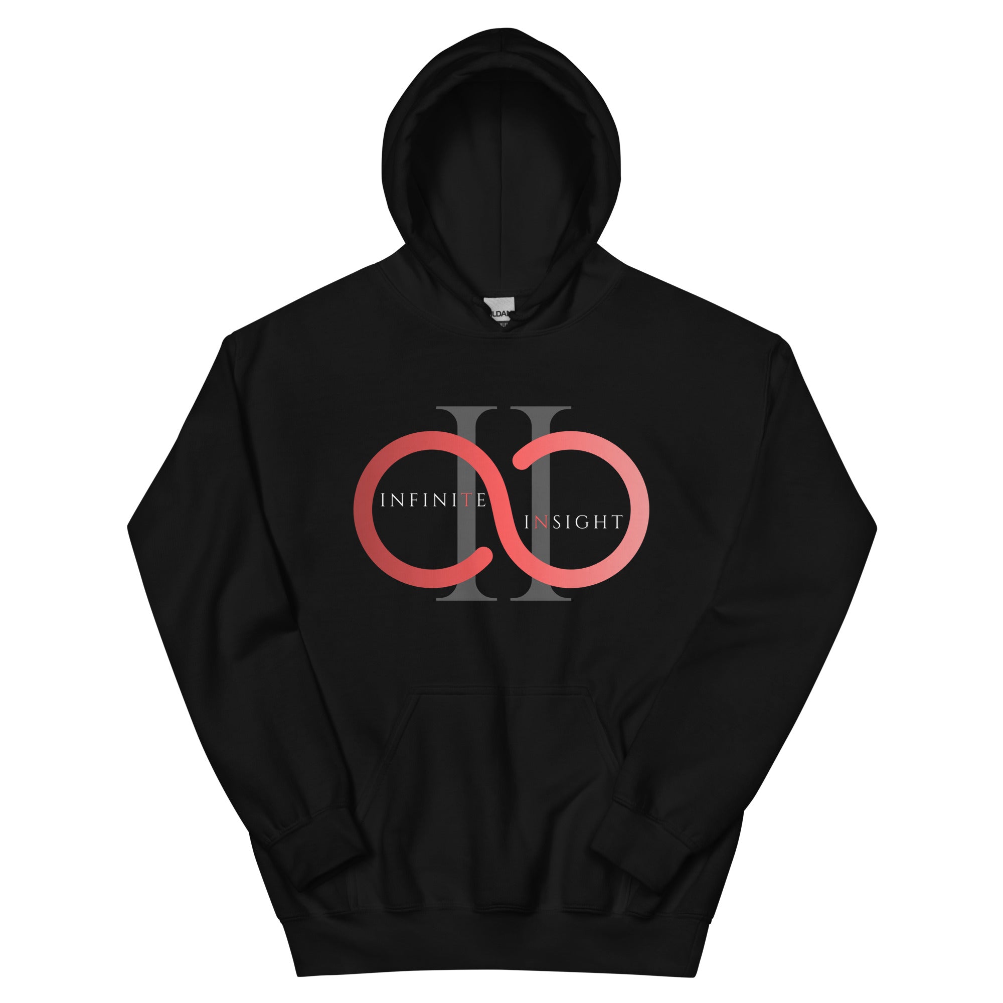 Infinite Insight Red Logo- Hoodie – Forged4Infinity